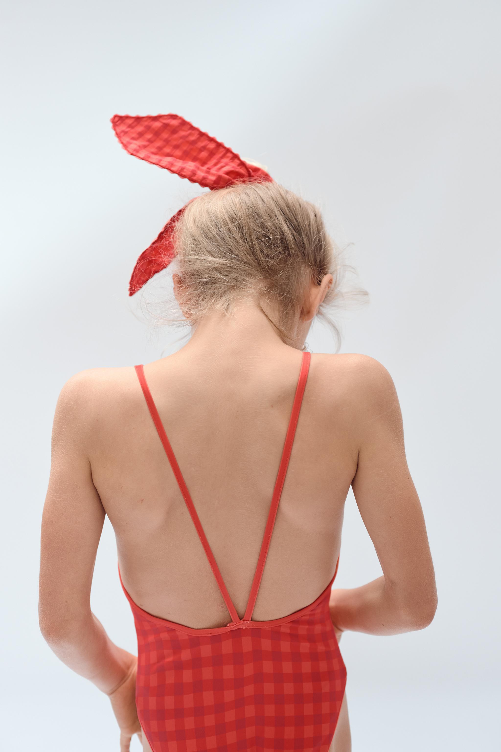 2-14 YEARS / GINGHAM SWIMSUIT LIMITED EDITION